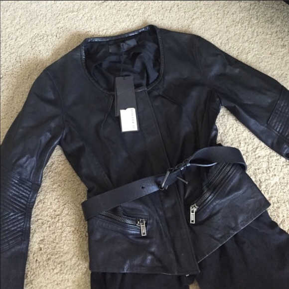 NWT Haider Ackermann Leather Jacket - Picture 3 of 6
